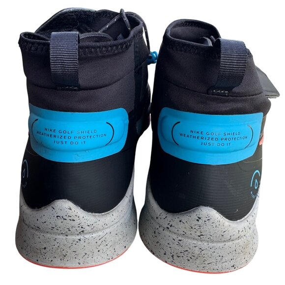 Nike Mens Size 9.5 Black Air Zoom Infinity Tour 2 Shield Golf Shoes - Picture 8 of 12